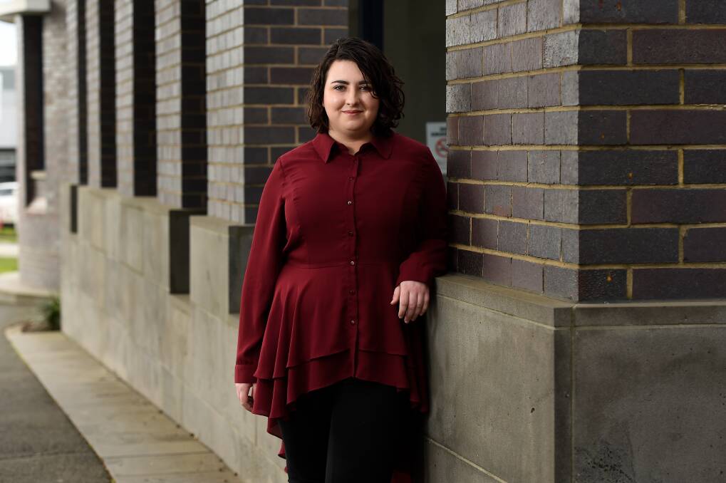 CONFIDENCE: Josha-Lyn Gibson has benefited from the the Clemente Ballarat program to help disadvantage groups into university education. Picture: Adam Trafford 