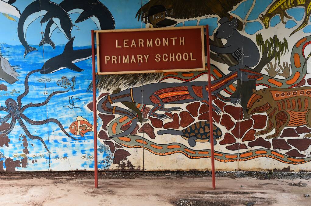 HISTORY: Reminders remain of the old Learmonth Primary School at the revamped site. 