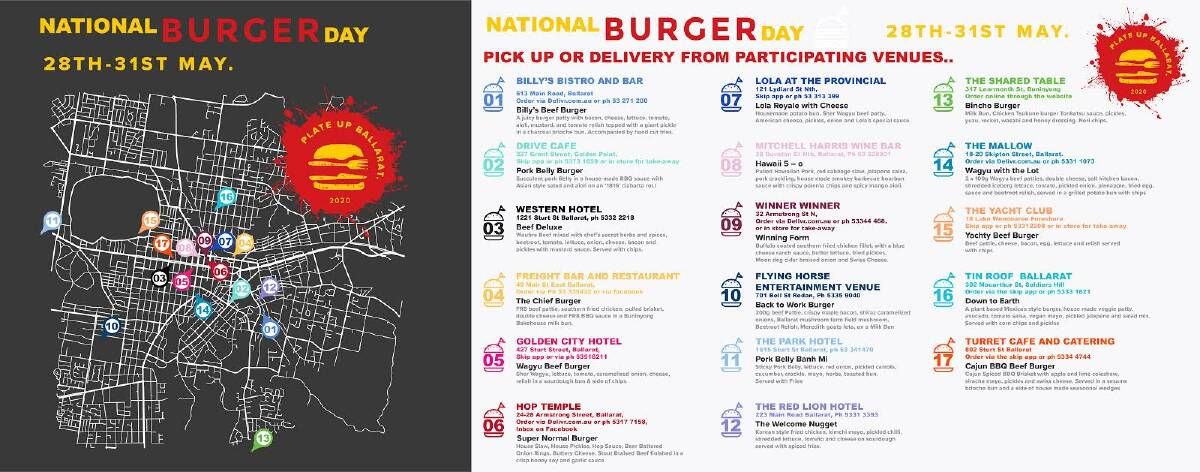 What burgers will you try during this special food event?