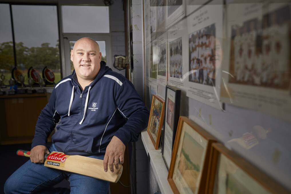 PASSION: Mt Clear Cricket Club president Anthony Tigchelaar says he can't imagine leaving the club. It is more than just a love for the game. Picture: Luka Kauzlaric 
