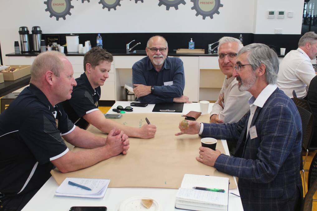 COLLABORATE: Ballarat's business and community leaders came together on Wednesday to share their ideas on how to transition Ballarat to a zero carbon city. 