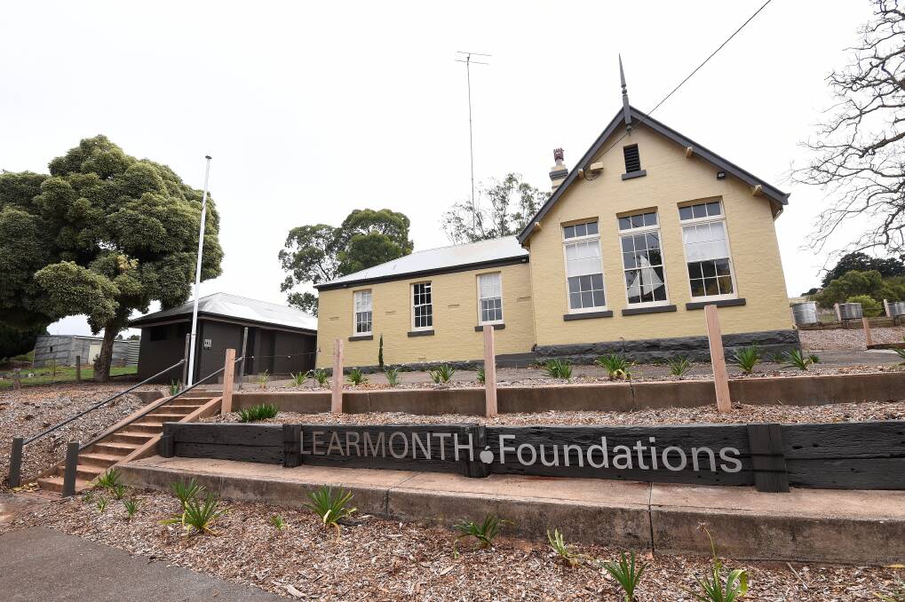 TRANSFORMED: The main former school building has been revamped to host Learmonth Foundation. 