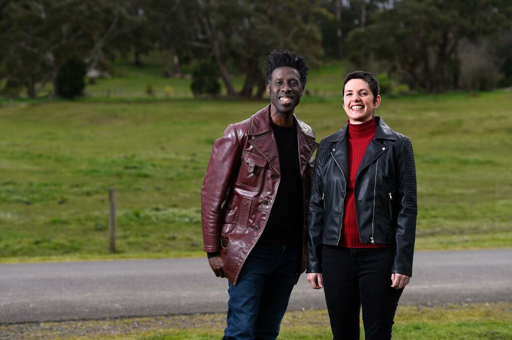 JOY: Buninyong musicians Geoffrey and George Williams welcomes anyone to take part in their Virtual Soul Choir projects. Picture: Adam Trafford 