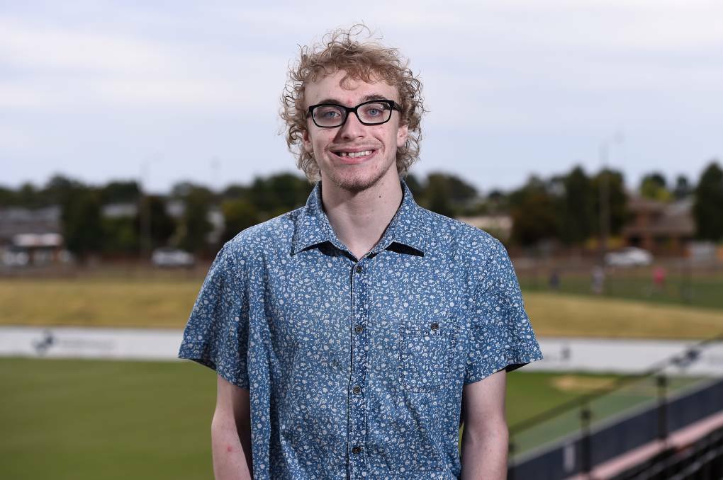 RECOGNISED: Ballarat youth leader Gabriel Gervasoni has been nominated for the 2022 Blind Australian of the Year Award. Picture: Adam Trafford 