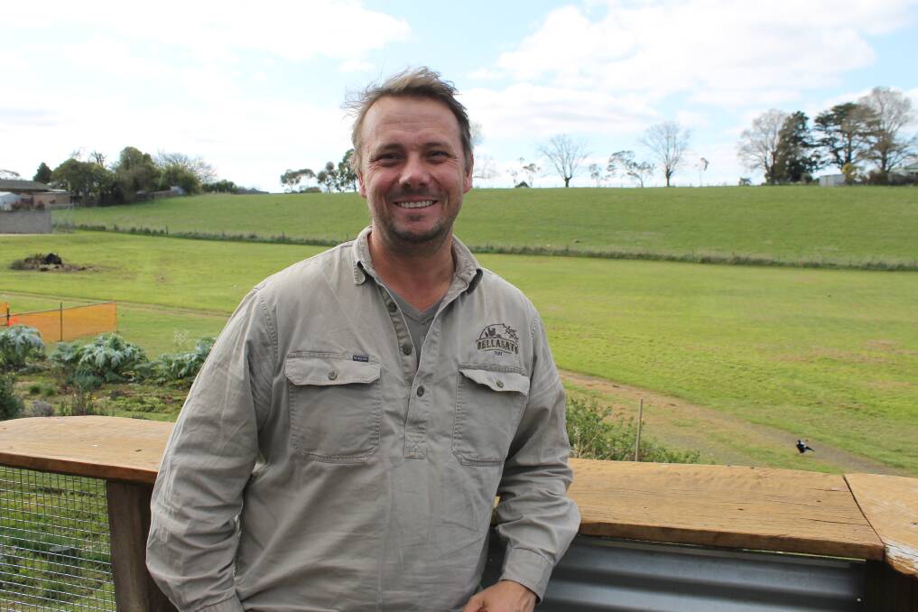 Daniel Cordner from Bellasato Farm. He spoke at the Slow Meat Symposium in Daylesford about the abattoir he built on his farm. Picture: Rochelle Kirkham 