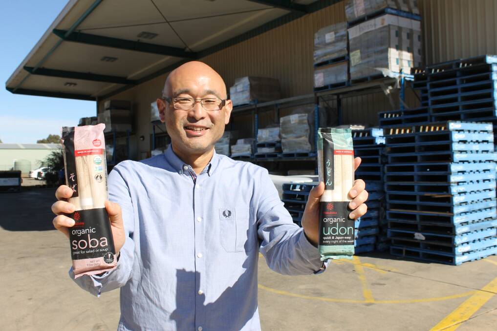 NOODLES FROM HOME COUNTRY: Hakubaku Australia managing director Ryuji Nakamura first moved to Ballarat to join the company in 2002, four years after the factory first started making noodles. Picture: Rochelle Kirkham 