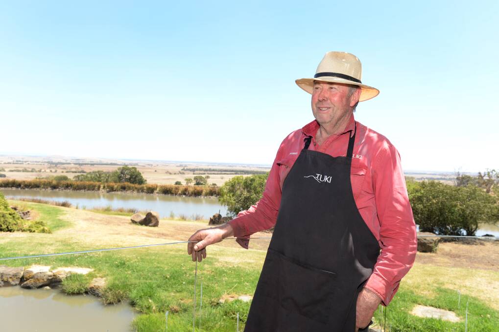 Roberts Jones from Tuki Trout Farm. Pictures: Kate Healy 