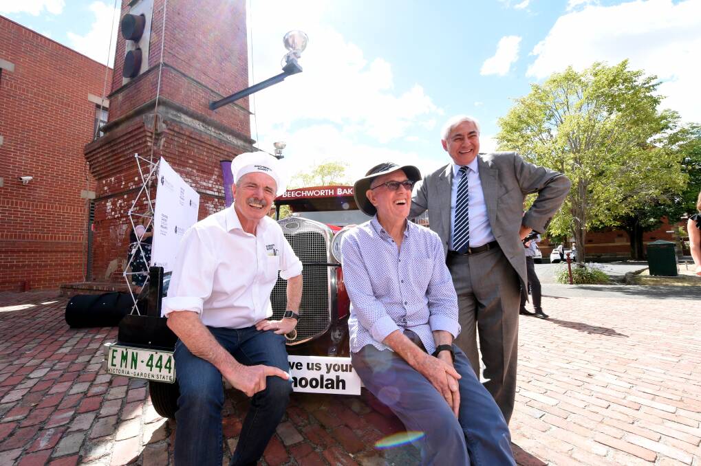 OUTBACK CHALLENGE: Tom O'Toole and his best mate Keith McIntosh hope to drive across the country in his 1930 Model A Ford to raise money for FECRI directed by Professor George Kannourakis. Picture: Jeremy Banister 