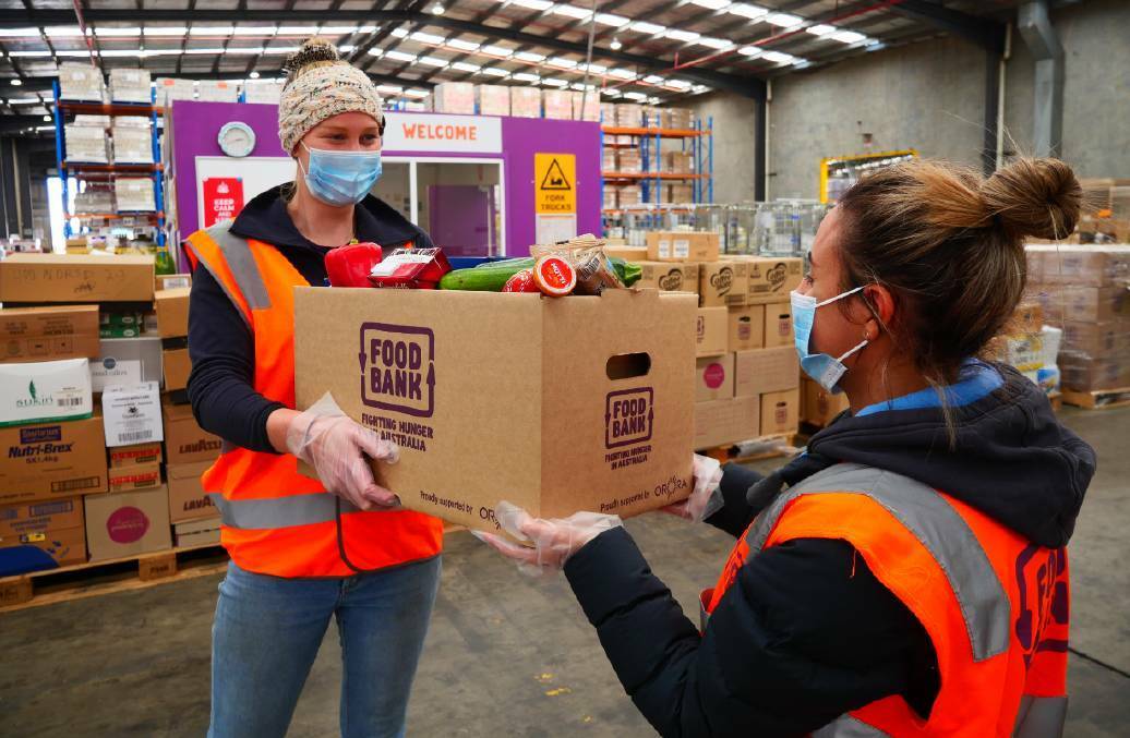 RELIEF: Foodbank's Melbourne hub has been providing emergency food relief throughout the coronavirus pandemic. Picture: Foodbank Victoria 