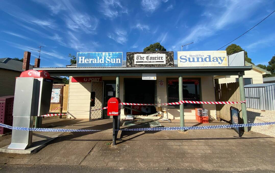 RAMMED: Waubra General Store and Post Office. Pictures: Hayley Elg
