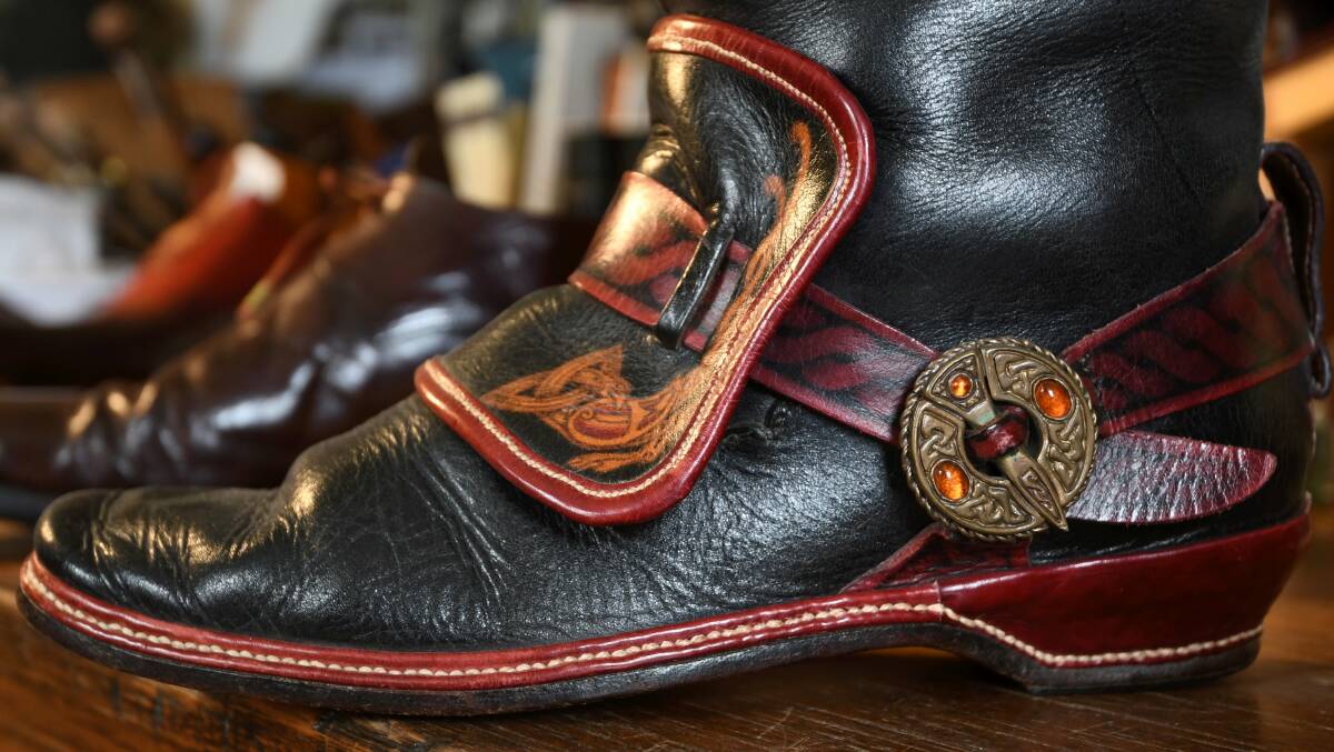 Meet the Clunes boot-maker who charges thousands for his shoes