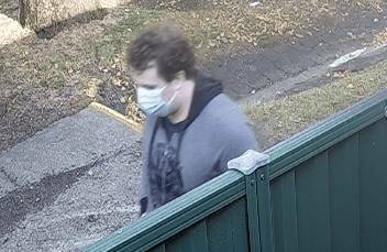 Fraser Shillington, 21, was captured on CCTV footage around the time of the alleged incident. 
