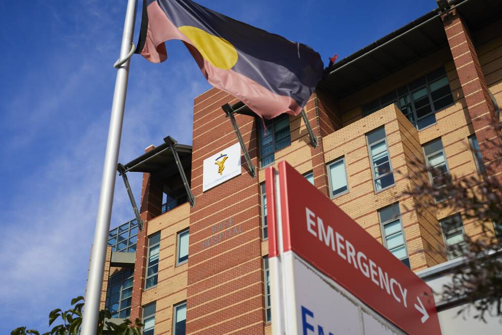 Emergency Department Ballarat Base Hospital. Picture: Luka Kauzlaric 