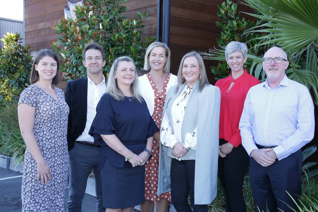 CONTRIBUTE: Current Committee for Ballarat community members Rochelle Kirkham, Mark Hemetsberger, Sheree Collins, Sarah Myers, Kate Davis, Nicole Ashby and Daryl Clifton. Pictures: Committee for Ballarat 