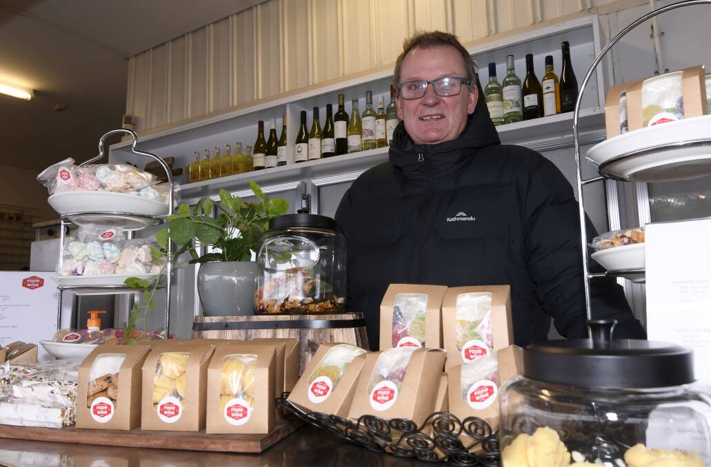 COLLABORATE: Mercure Ballarat managing director and Carboni's Italian Kitchen business partner Iain Gunn has opened a new collaborative food and wine store selling local produce. Picture: Lachlan Bence 