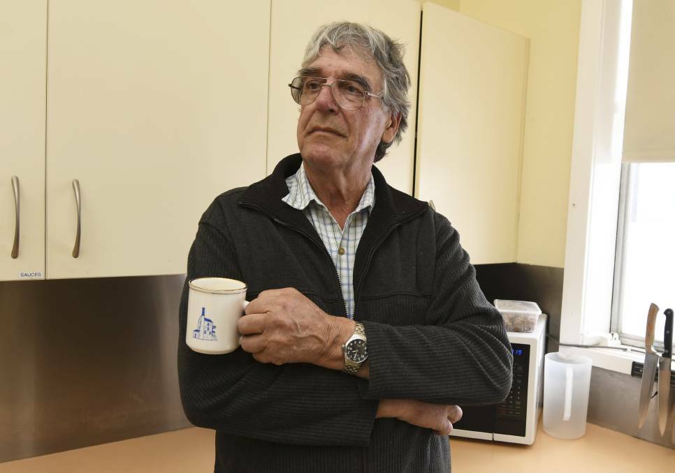 HARDSHIP: Ballarat City Senior Citizens president Geoff Pitt has seen many struggle to make ends meet. Picture: Lachlan Bence