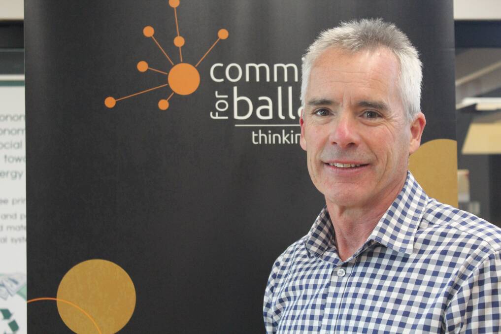 LEADERSHIP: Committee for Ballarat chief executive Michael Poulton is driving big-picture thinking for Ballarat's energy future. 