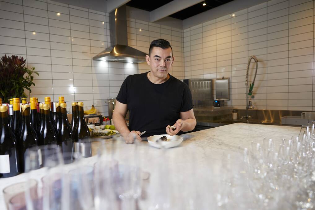 PLATE UP: Chef Derek Boath of Underbar restaurant is bringing a unique fine dining experience to Ballarat. Picture: Luka Kauzlaric 