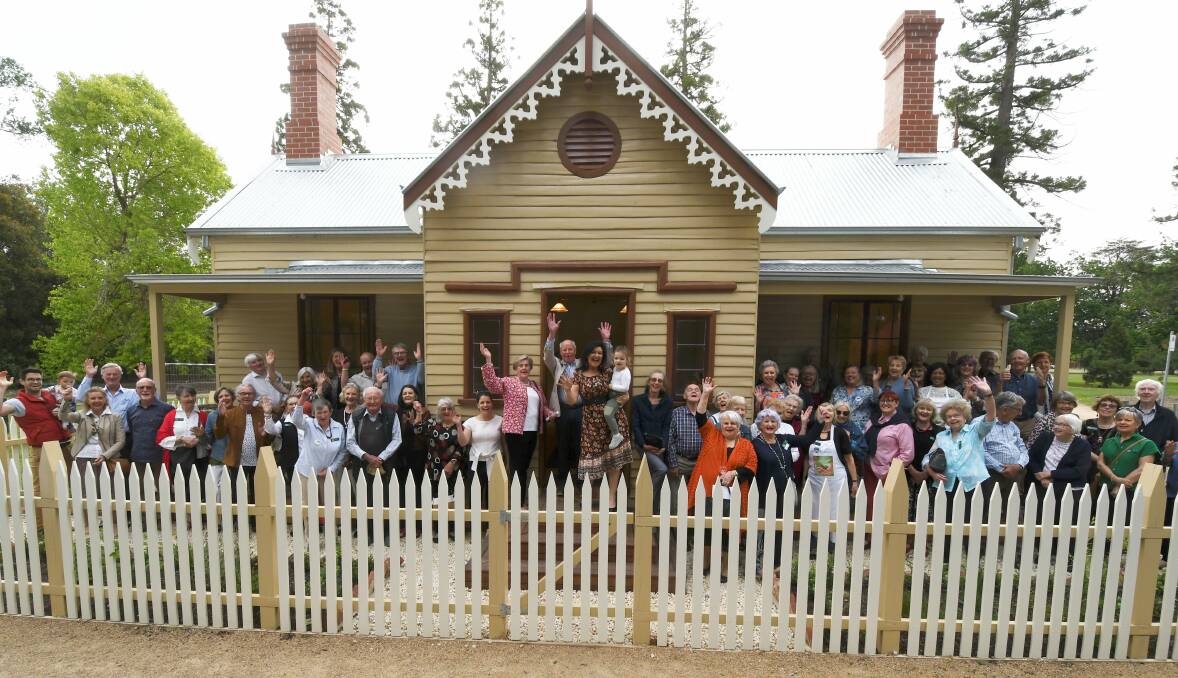 CELEBRATE: The official opening of the Ballarat Botanical Gardens Gatekeepers Cottage. Picture: Lachlan Bence 