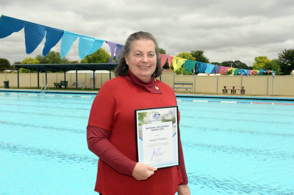 CELEBRATE: Beaufort resident Sandy Watkins has been recognised and awarded for her long term commitment to community service. Picture: Kate Healy 
