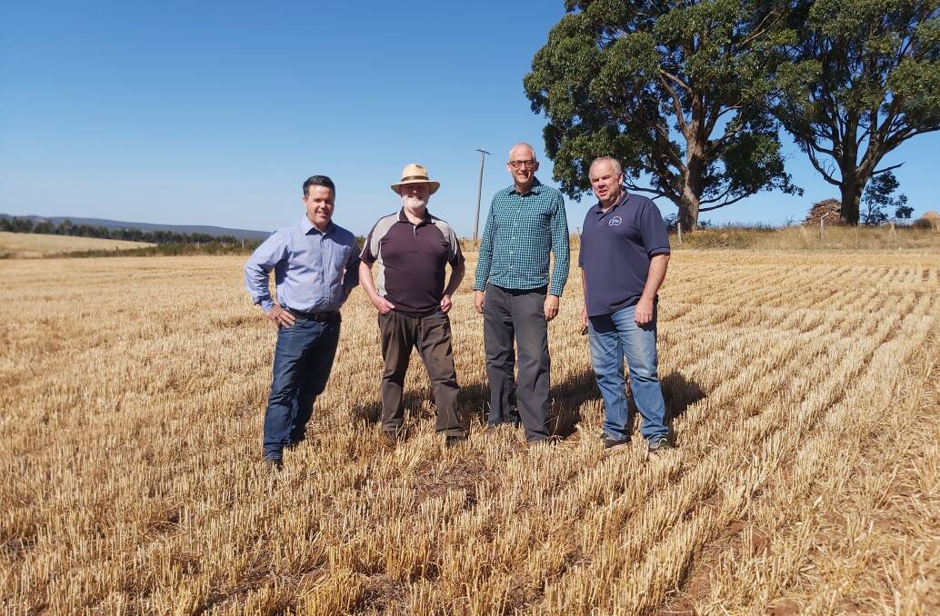 COMMUNITY DRIVEN: MADE Energy team members Gavin Ronan, Peter Reid, Bryce Ott and Joe Finneran have received a grant for a feasibility study on producing green hydrogen. Picture: Supplied 