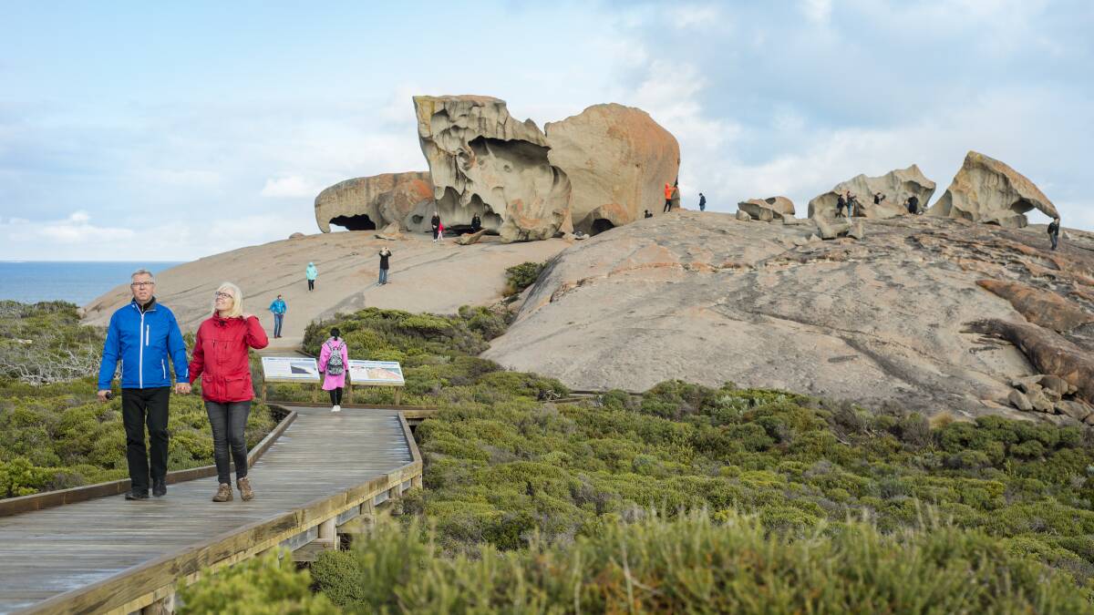 Natural wonder: Remarkable Rocks is just one of Kangaroo Island's biggest stars.