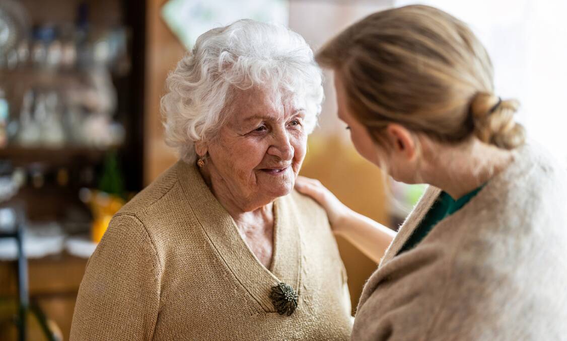 In-home carers play a vital role in allowing seniors to stay safely and happily in their own home for longer. Picture Shutterstock 