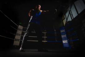 Bendigo boxer Mat Sobey is the new Victorian masters champion in the 88-90kg weight division. Picture by Darren Howe