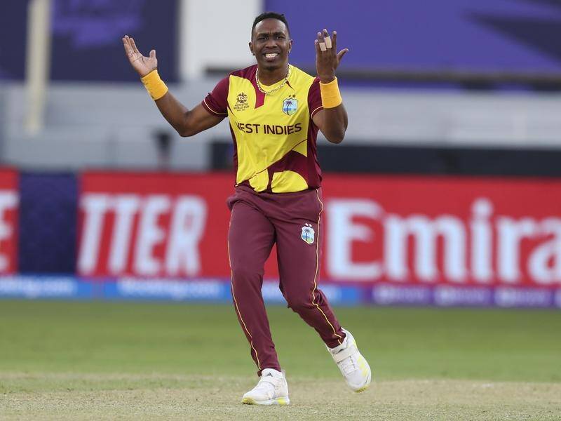 The West Indies' Twenty20 World Cup title defence is in trouble after a second straight loss.