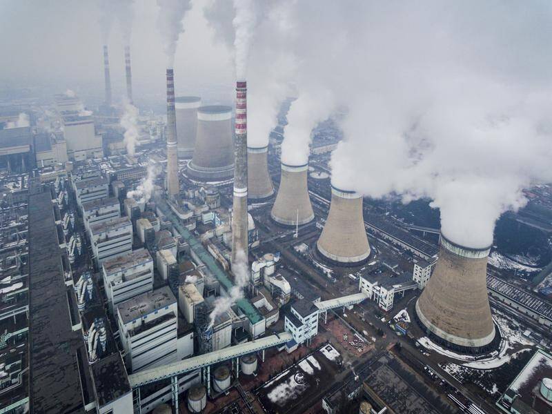 A study says China has restarted construction on 50 gigawatts of coal-fired power plants.