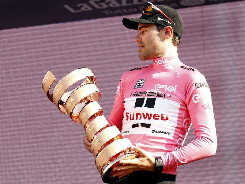 Tom Dumoulin, winner of the Giro d'Italia in 2017, has retired from professional cycling. (AP PHOTO)