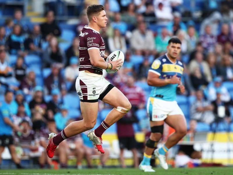 Reuben Garrick is the latest Manly player to succumb to injury and will miss the rest of the season. (Jason O'BRIEN/AAP PHOTOS)