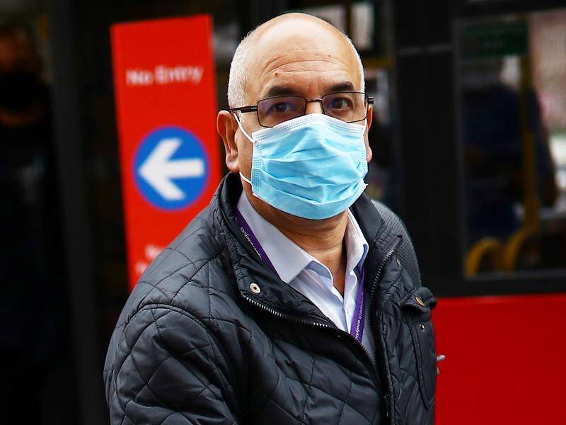 WHO recommends everyone wear fabric face masks in public to try to reduce disease spread.
