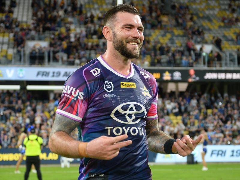 Kyle Feldt returns to the Cowboys starting lineup to face the Warriors after two games out injured. (Scott Radford-Chisholm/AAP PHOTOS)
