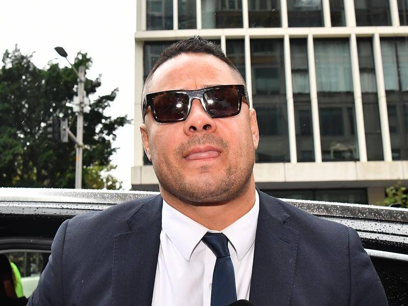 Former NRL player Jarryd Hayne will remain on bail until a May sentence hearing. (Bianca De Marchi/AAP PHOTOS)