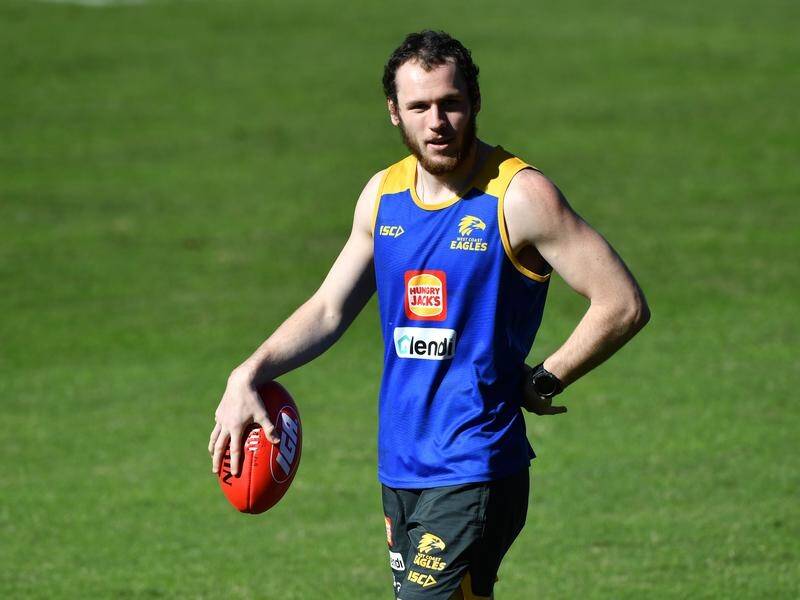 He may not be able to play, but Daniel Venables has given West Coast a lift at their AFL hub.