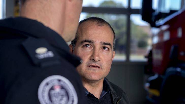 Emergency Services Minister, James Merlino has announced the new CFA board. Photo: Luis Ascui