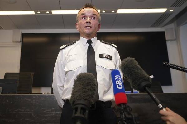 Commander Jon Savell says the body of attack suspect Abdul Ezedi has been identified. (AP PHOTO)
