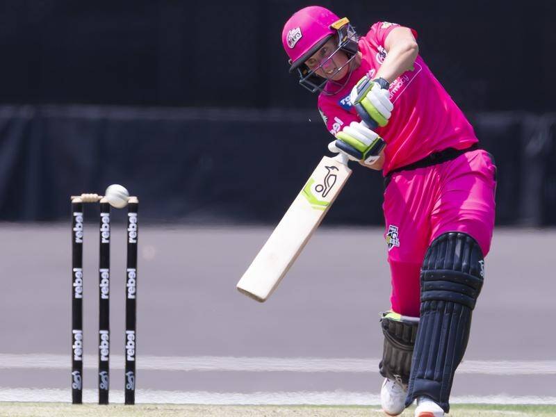 Sixers opener Alyssa Healy smashed 84 in a player-of-the-match performance against Adelaide.
