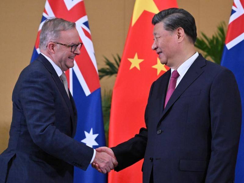 Anthony Albanese will meet with President Xi Jinping during his trip to China next month. (Mick Tsikas/AAP PHOTOS)