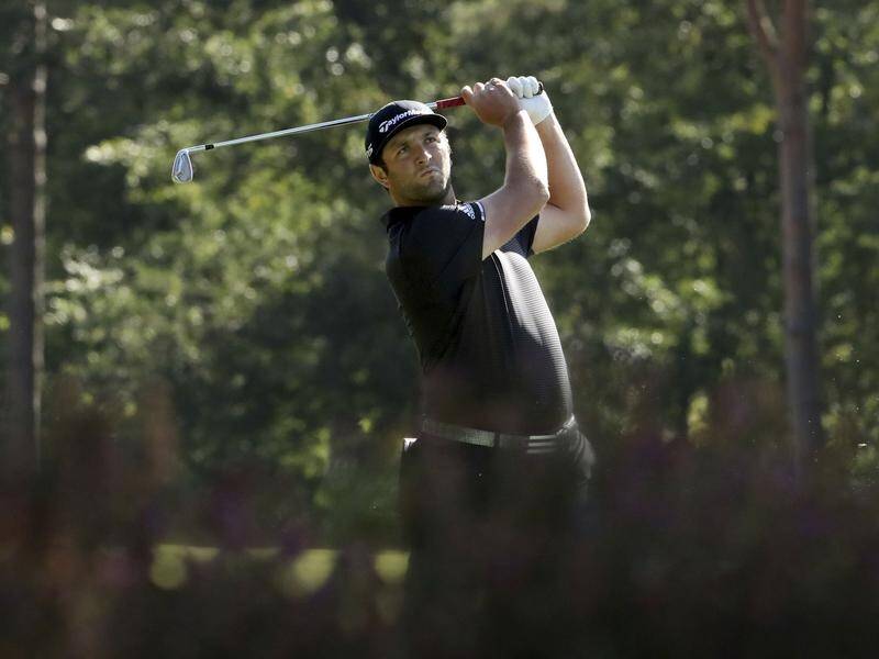 Spain's Jon Rahm is sharing the lead at the BMW PGA Championship with Englishman Danny Willet.