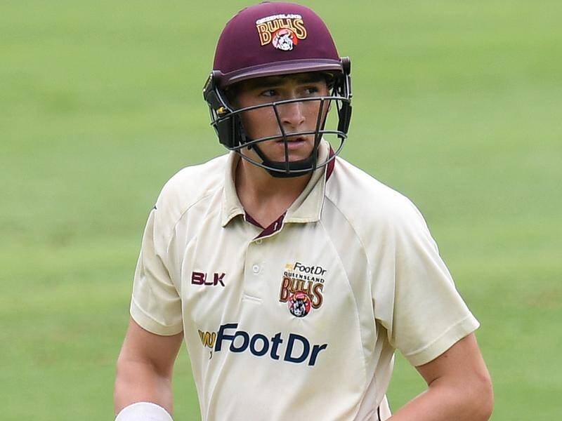 Matthew Renshaw has led Queensland to victory in the Sheffield Shield final.