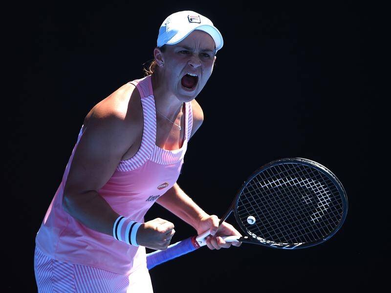 Ashleigh Barty is out to continue her Australian Open charge against Petra Kvitova.