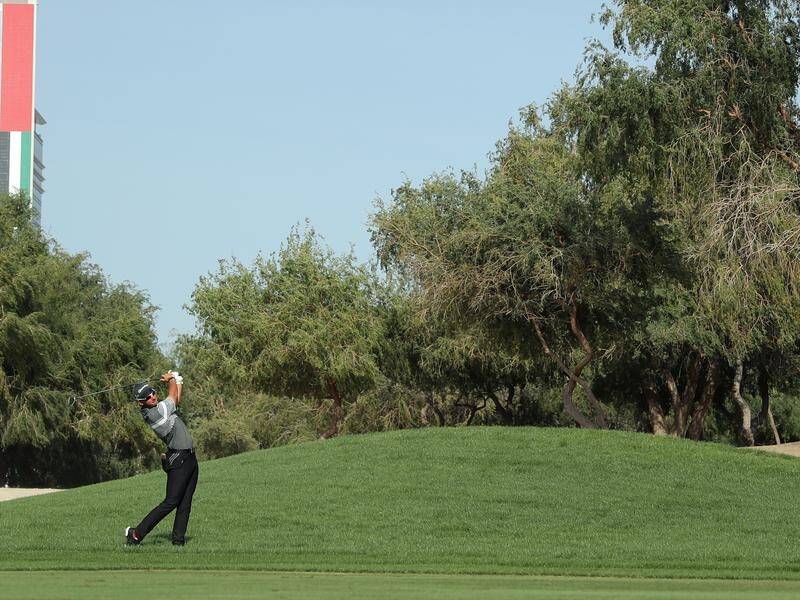Lucas Herbert lies two shots off the lead after the opening round of the Dubai Desert Classic.