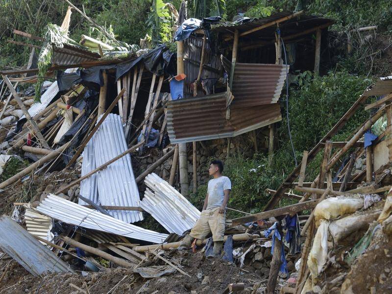 The Philippines is hit by an average of 20 cyclones every year, causing floods and landslides.