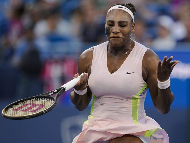 23-time grand slam champion Serena Williams was a first-round casualty at the Cincinnati Open. (AP PHOTO)