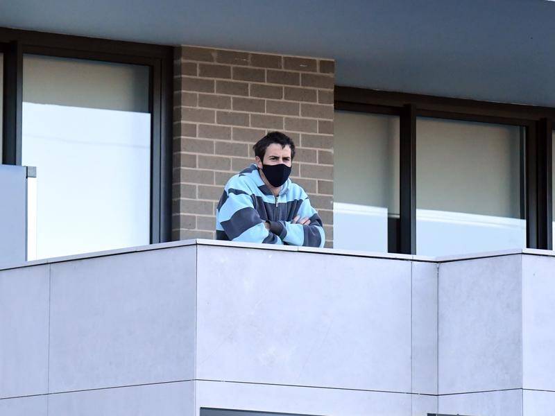 An apartment building in the southwest Sydney suburb of Campbelltown has been locked down.