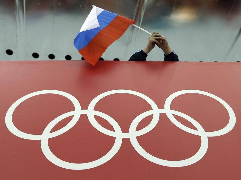 Latvia is the latest country to call for Russian athletes to be banned from the 2024 Olympics. (AP PHOTO)