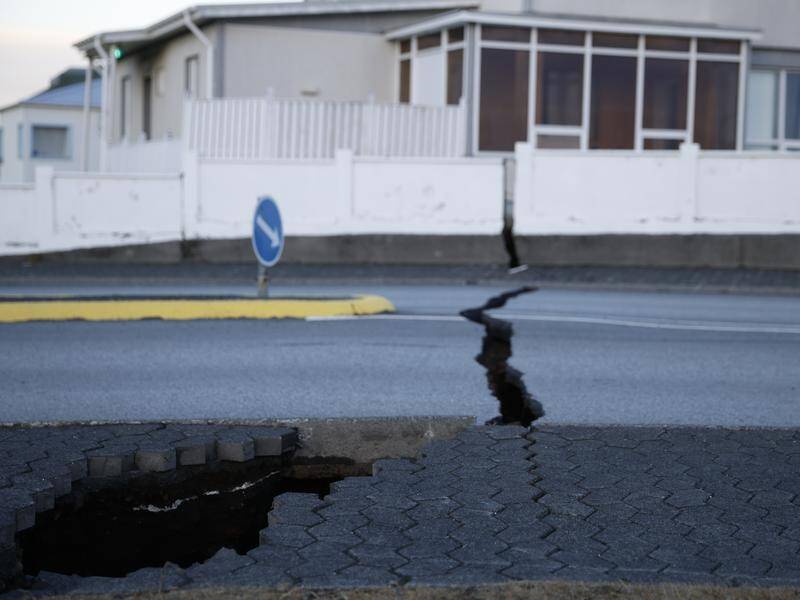 Authorities moved almost 4000 from the fishing town of Grindavik amid fears of an eruption. (AP PHOTO)