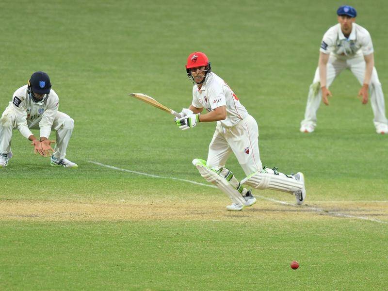 A captain's knock by Jake Lehmann has saved SA from a possible defeat to NSW.